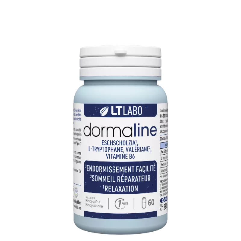 Dormaline Triple action LT Labo - Triple action pour le sommeil - 60 gélules