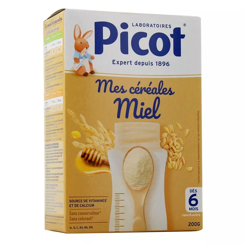 Mes céréales saveur miel dès 6 mois Picot - Éveil alimentaire - 200g