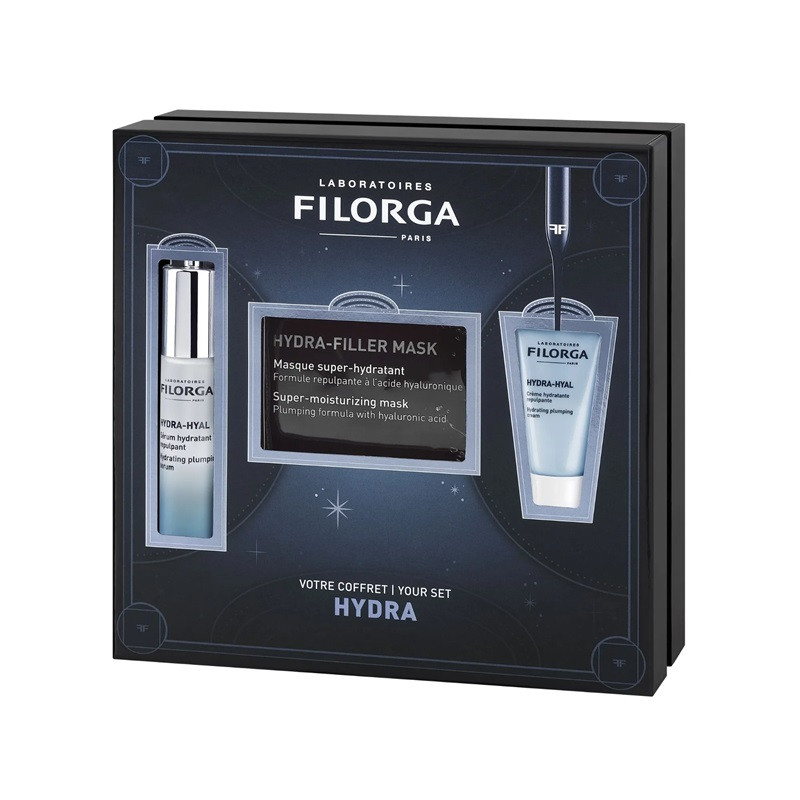 Coffret hydratant repulpant Hydra-Hyal Filorga - 3 soins