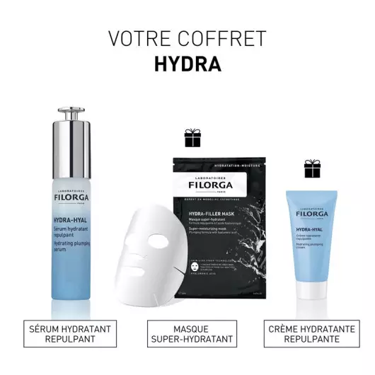 Coffret hydratant repulpant Hydra-Hyal Filorga - 3 soins