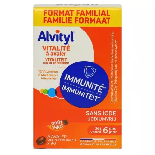 Alvityl Vitalité - 90 Comprimés c'est sur Purepara.com