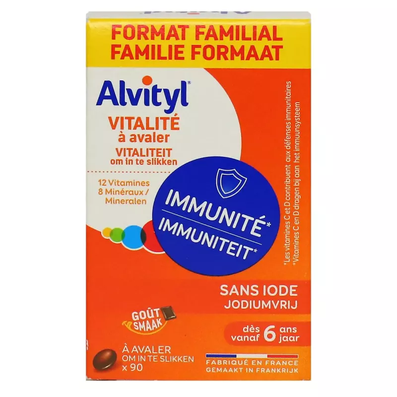 Alvityl Vitalité - 90 Comprimés c'est sur Purepara.com