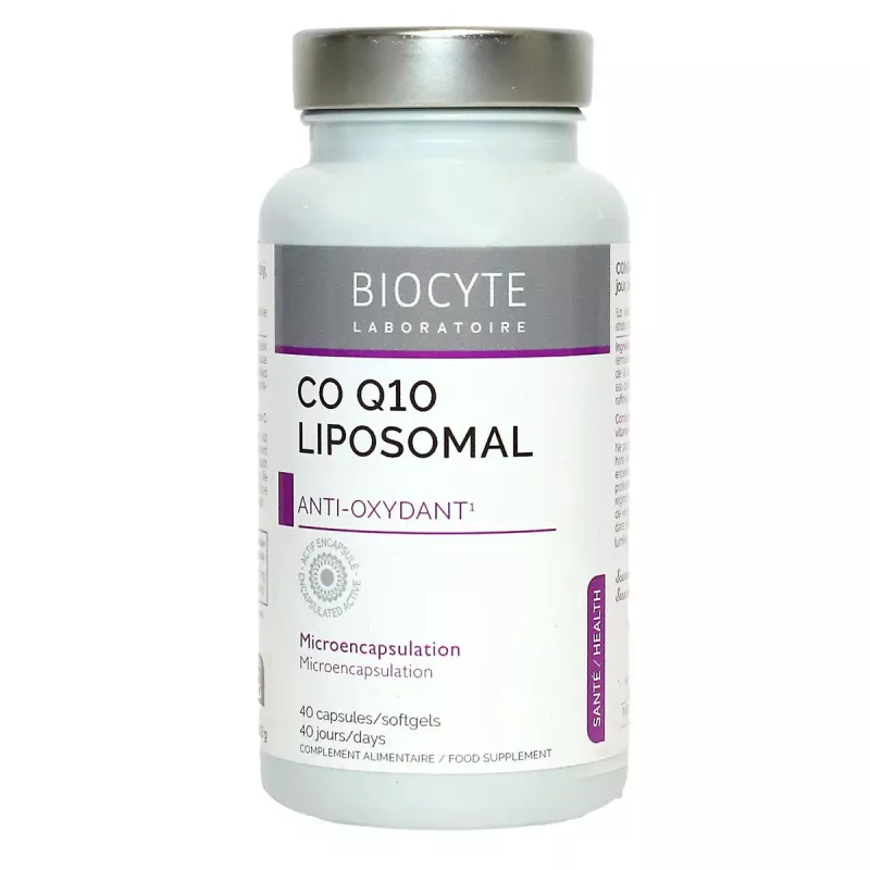 Biocyte CoQ10 - 40 gélules c'est sur Purepara.com
