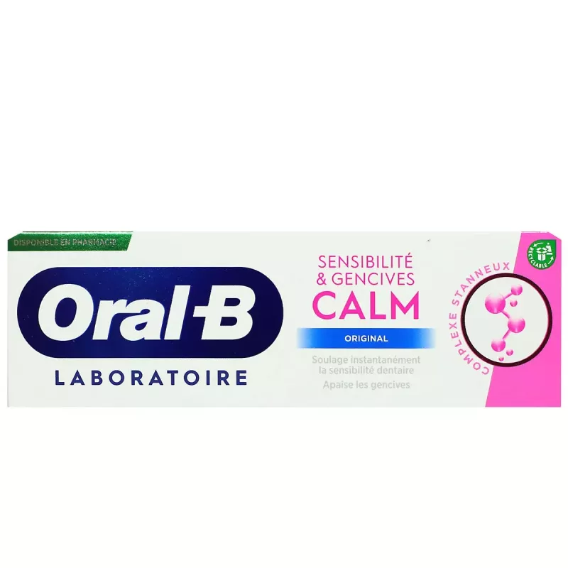 Dentifrice sensibilité et gencives Calm Oral-B - Gencives - 75ml