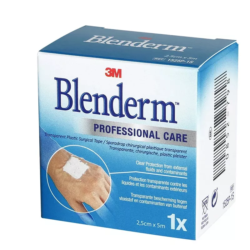 Sparadrap chirurgical plastique transparent Blenderm™ 3M - 5m x 2.5m