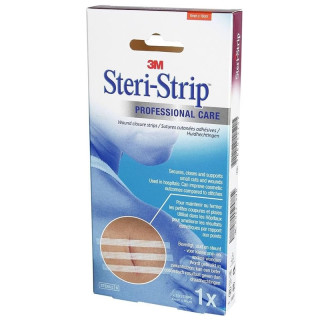Sutures cutanées adhésives stériles Steri-Strip™ 3M - 6mm ×10cm - 10 strips