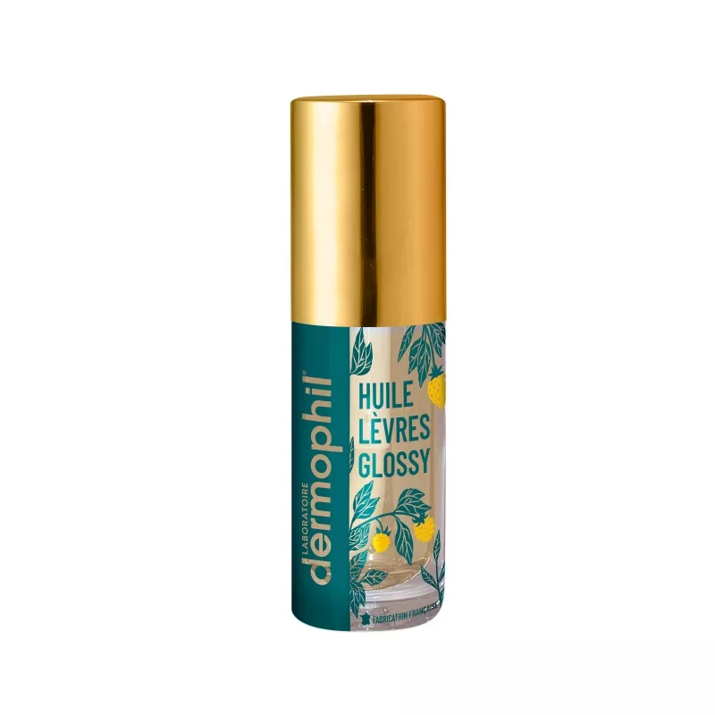 Huile lèvres glossy fruits rouges Dermophil Indien - 5ml