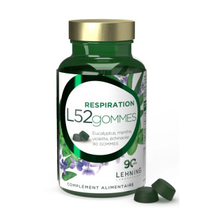 Gommes Respiration L52 Lehning - 90 gommes