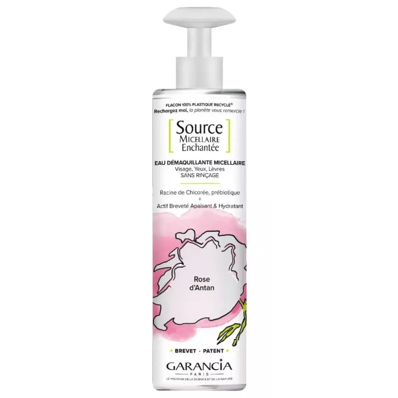 Eau démaquillante rose d'Antan Micellaire Enchantée Garancia - 400ml