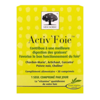 Activ'Foie New Nordic - Fonctionnement du foie - 30 comprimés