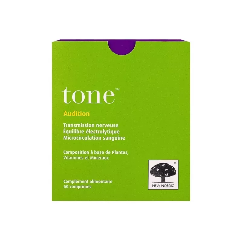 Tone New Nordic - Audition - 60 comprimés