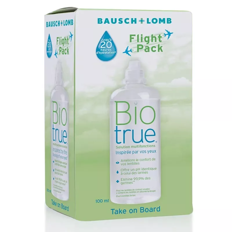 Solution multifonctions lentilles Flight pack Bausch + Lomb - 100ml