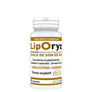 Liporyz LT Labo - Cholestérol sanguin - 90 capsules