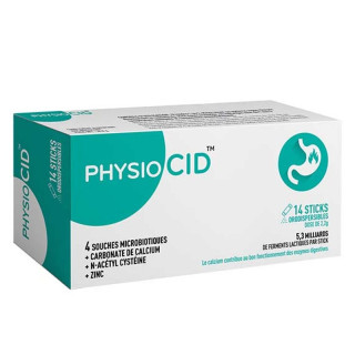 PhysioCID Immubio - Brûlures d’estomac - 14 sticks