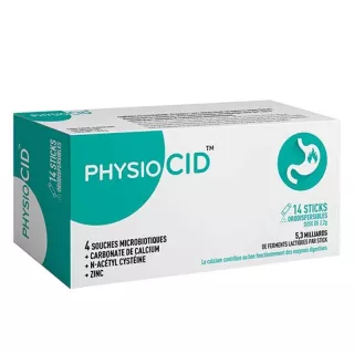 PhysioCID Immubio - Brûlures d’estomac - 14 sticks