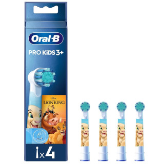 Brossettes de rechange Disney Roi Lion Oral B Pro Kids - 4 brossettes