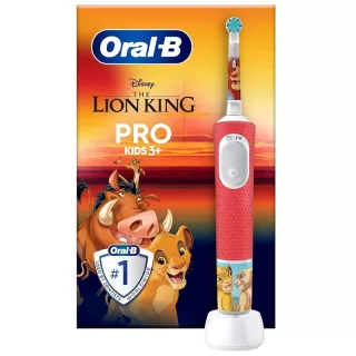 Brosse à dents électrique Roi Lion d'Oral-B Pro Kids + 3 ans