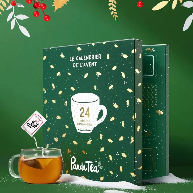 Calendrier de l'Avent thés & infusions Édition 2024 Panda Tea