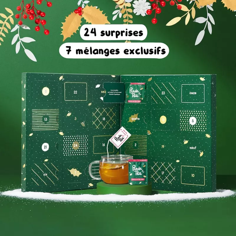 Calendrier de l'Avent thés & infusions Édition 2024 Panda Tea