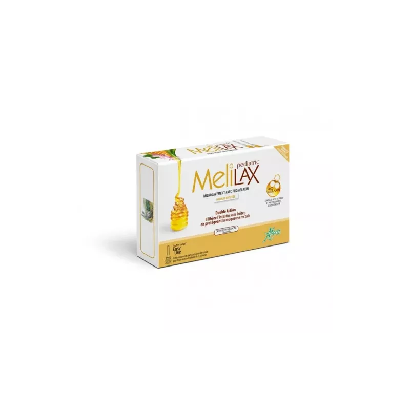 Aboca Melilax pediatric avec promelaxin 6 Microlavements
