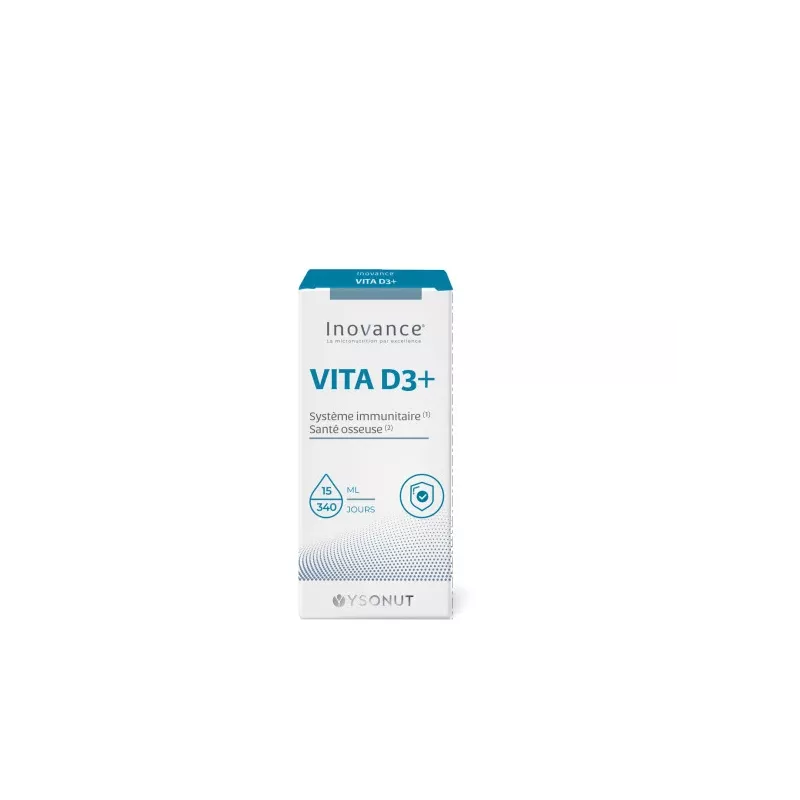 Vita D3+ Inovance - Système immunitaire & articulations - 15ml