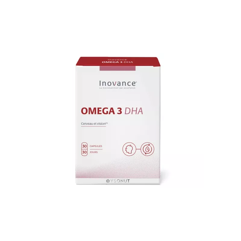 Oméga 3 DHA Inovance - Vision normale - 30 capsules