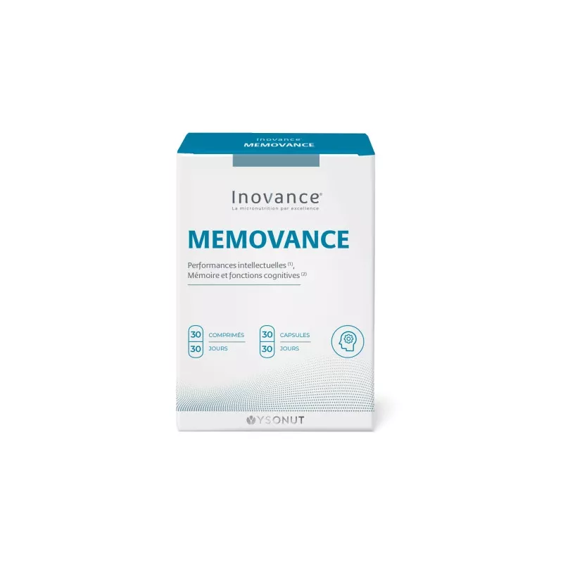 Memovance Inovance - Fonctions cognitives - 30 comprimés + 30 capsules