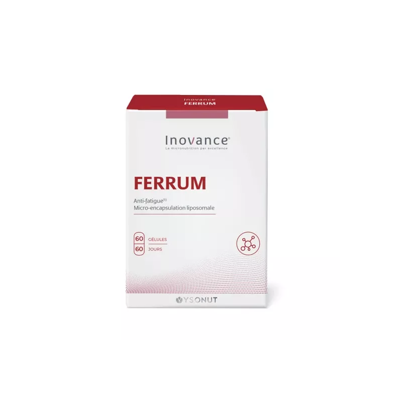Ferrum Inovance - Réduction de la fatigue - 60 gélules