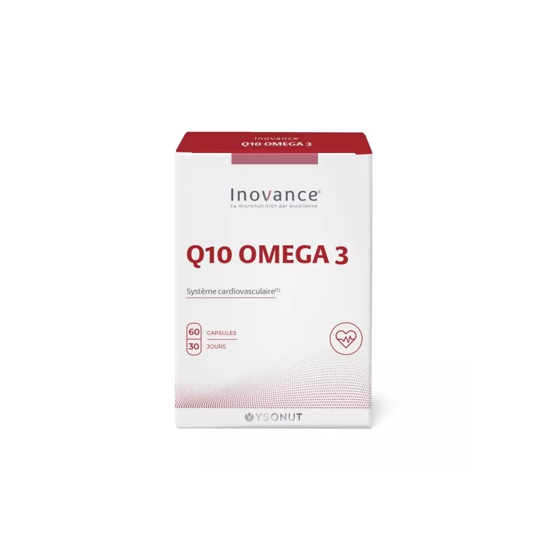 Q10-Oméga 3 Inovance - Système cardio-vasculaire - 60 capsules