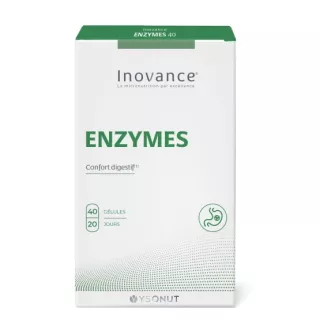 Enzymes confort digestif Inovance - Confort digestif - 40 gélules