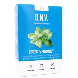 DNV Stress sommeil Léro - Stress, irritabilité, anxiété - 30 capsules