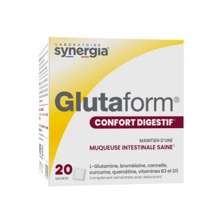 Synergia Glutaform - Confort digestif et immunité - 20 sachets