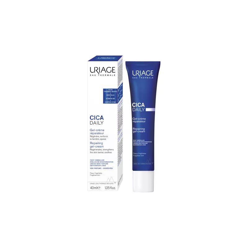 Cica Daily Gel-crème Bariéderm Uriage - Peaux fragilisées - 30ml