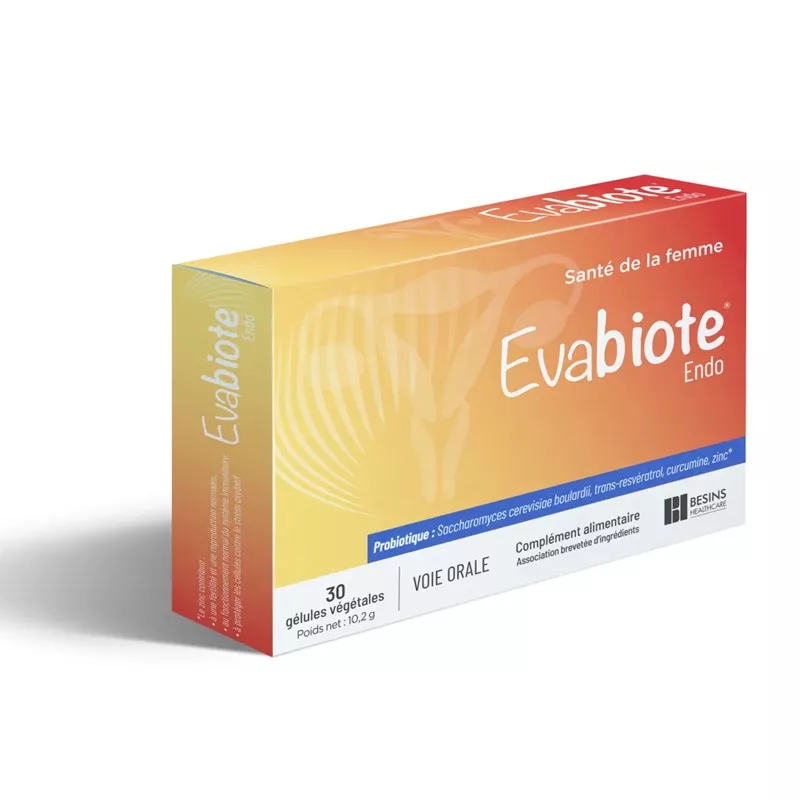 Evabiote Endo Besins International - Confort féminin - 30 gélules végétales