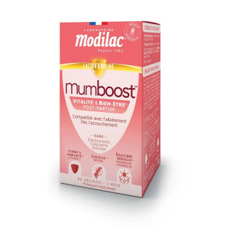 Mumboost vitalité et bien-être post-partum Modilac - 60 gélules végétales