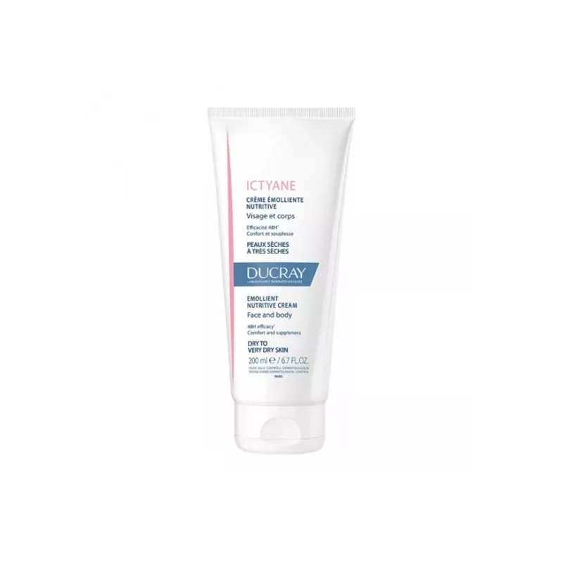 Ducray Ictyane crème emolliente nutritive 200ml
