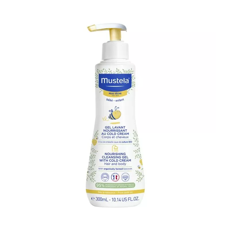 Mustela Gel Lavant nourrissant au cold cream - 300ml