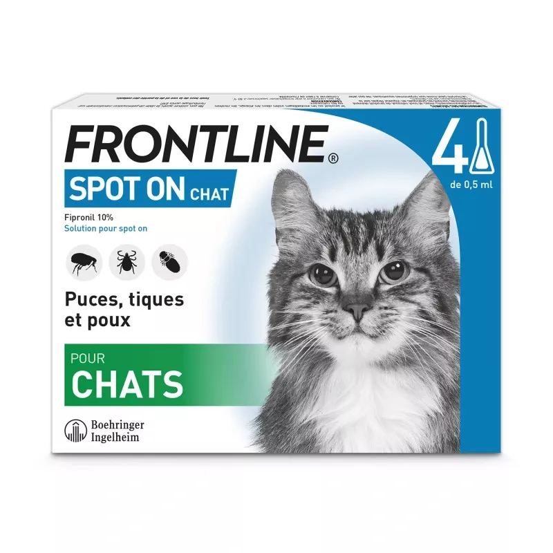 Frontline Spot On Chat - 4 Pipettes
