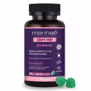 Manhaé Coupe Faim Vitavea - Contrôle l'appétit - 60 gummies