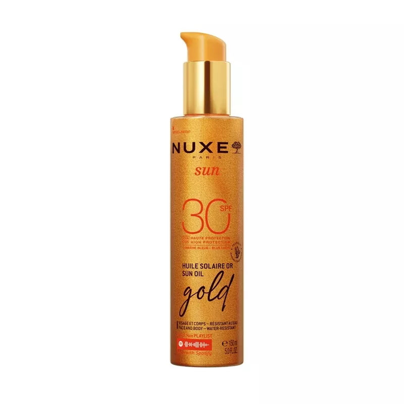 Huile solaire Or visage et corps SPF30 Nuxe Sun - 150ml