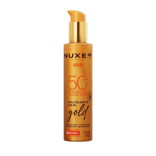 Huile solaire Or visage et corps SPF50 Nuxe Sun - 150ml