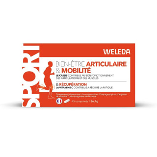 Bien-être articulaire mobilité & récupération Weleda Sport - 45 comprimés
