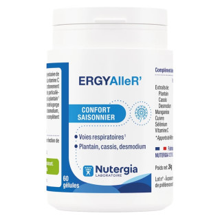 ErgyAlleR’ Confort saisonnier et voies respiratoires Nutergia - 60 gélules