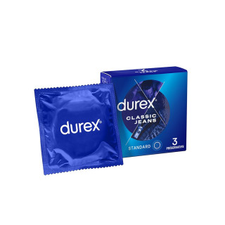Préservatifs Classic Jeans Durex - Plaisir et protection - x 3