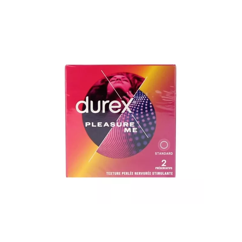 Préservatifs Pleasure Ultra texture ultra perlée Durex - 2 préservatifs