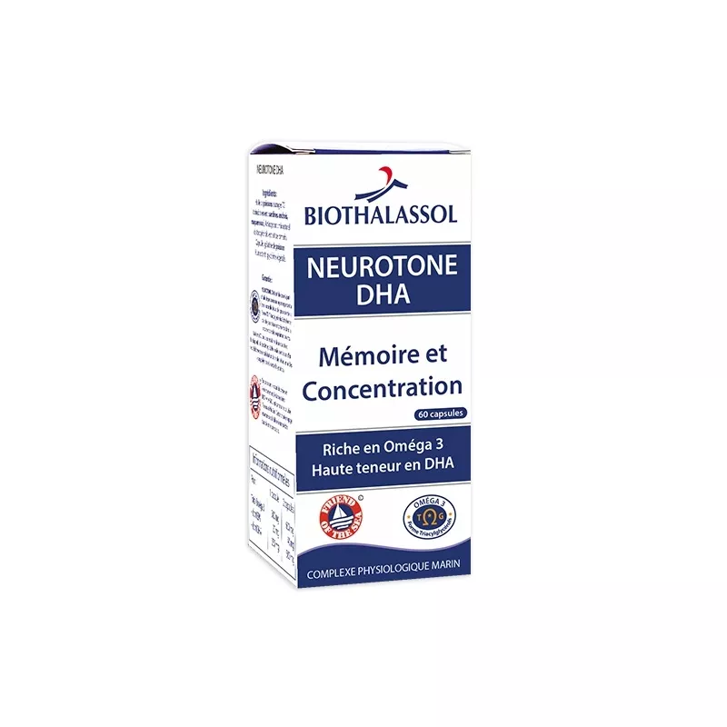 Neurotone DHA Biothalassol - Oméga 3 - 60 capsules