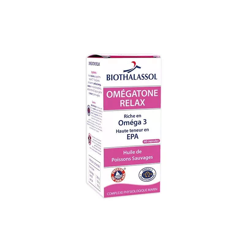 Omégatone Relax Biothalassol - Oméga 3 - 60 capsules