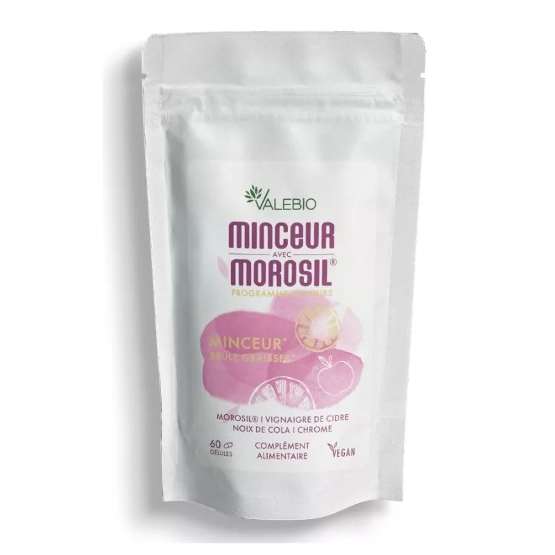 Minceur avec Morosil Laboratoires Valebio - Brûle-graisse et contrôle du poids - 60 gélules