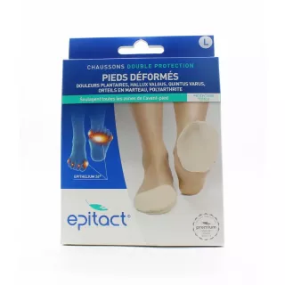 Chaussons double protection Epithelium 26 Epitact - Taille L - 1 paire