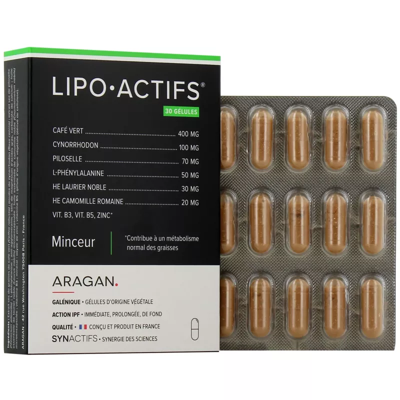 Synactifs SlimActifs - Favorise l'élimination - 30 gélules
